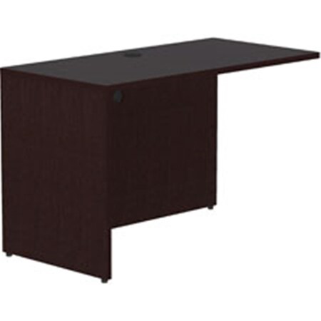 Lorell 42 x 24 in. Essentials Espresso Laminate Return Shell, Espresso LLR18216